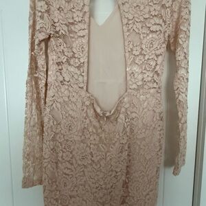 Elegant Lace Long Sleeve Dress